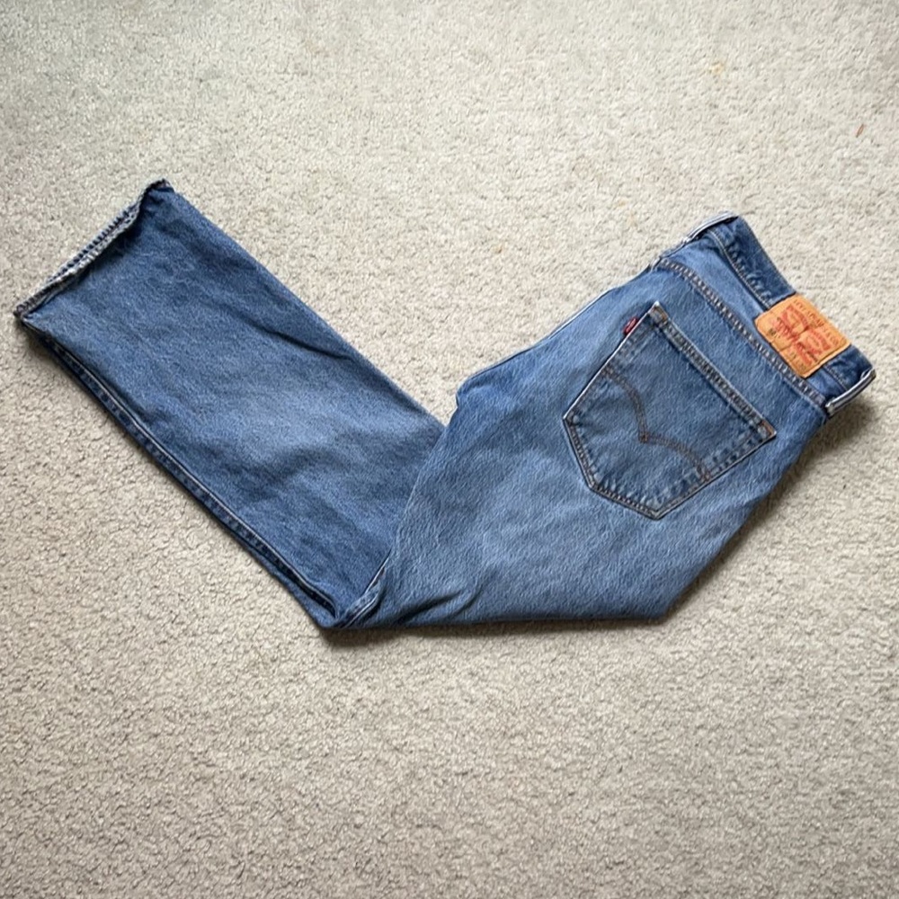 Blue Levi’s 501s